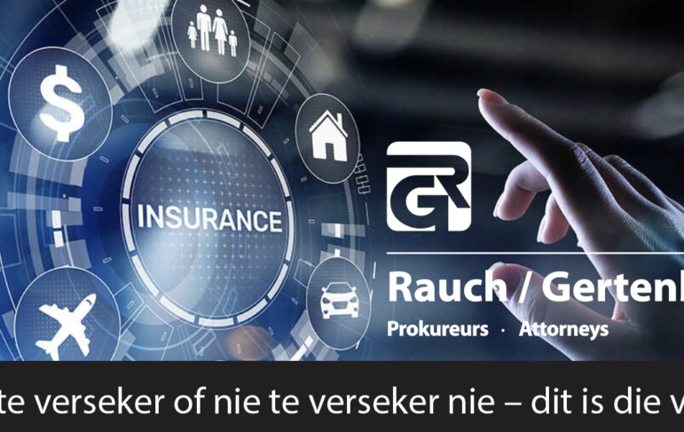 Om te verseker of nie te verseker nie – dit is die vraag